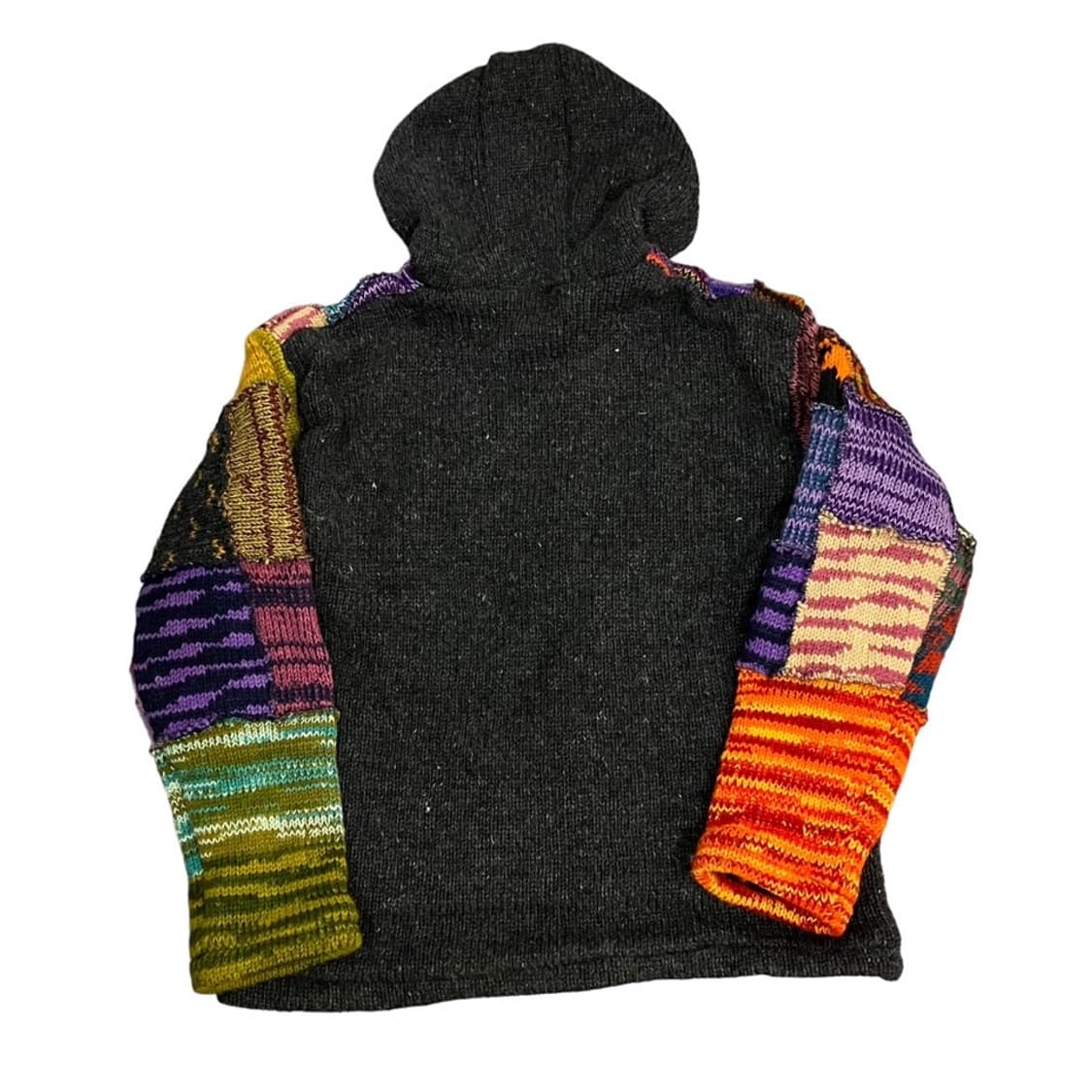 패치워크 헤비 울 후드집업 상품이미지3