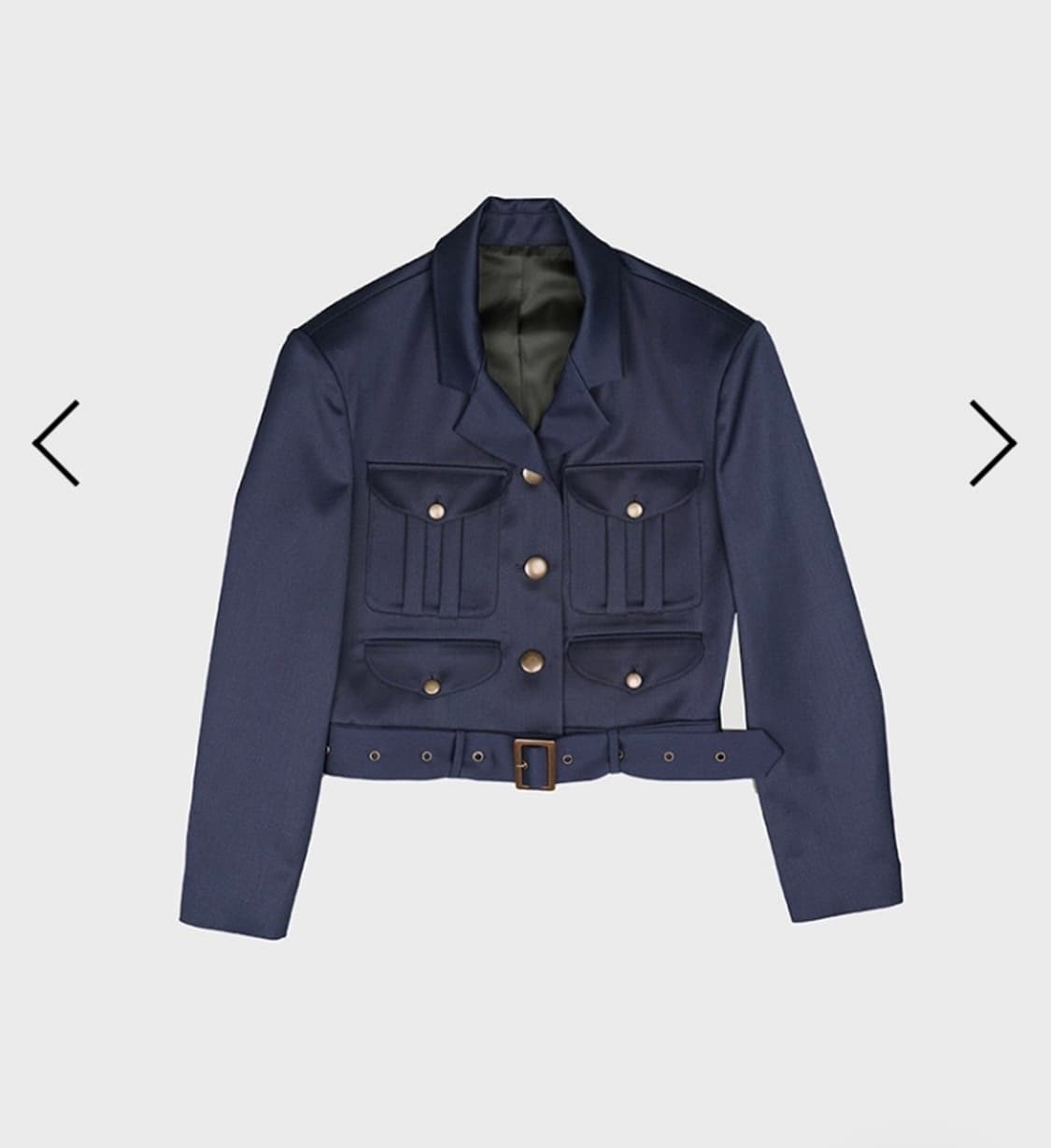 dared 데어드 자켓 ROYAL NAVY BELTED JACKET 상품이미지4