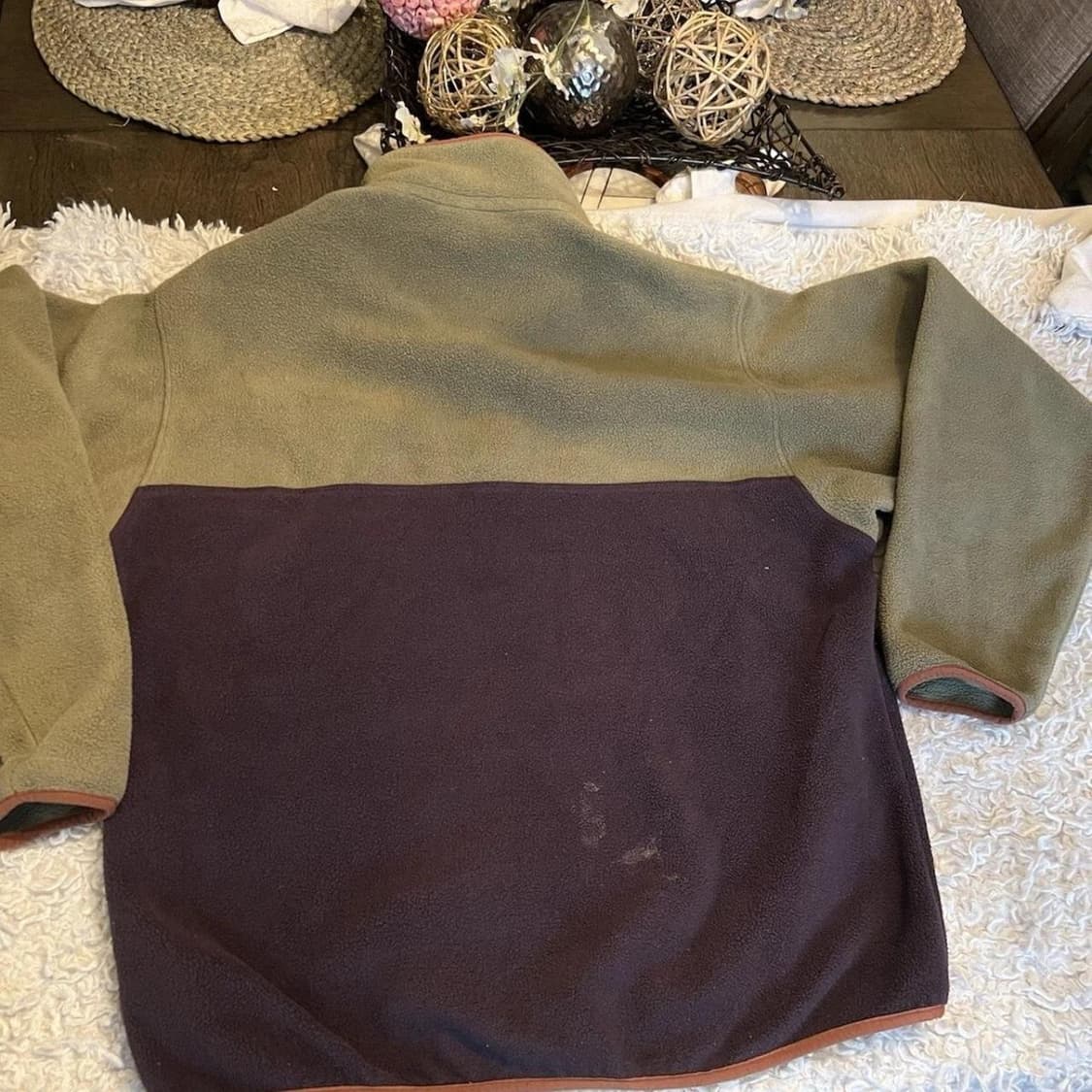 10s 파타고니아 신칠라 스냅-T 올리브/브라운 니카라과 상품이미지5