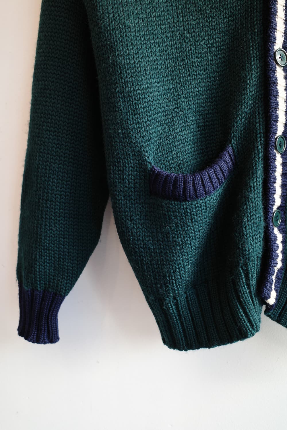 Chaps by RALPH LAUREN 패치 울 가디건 상품이미지5