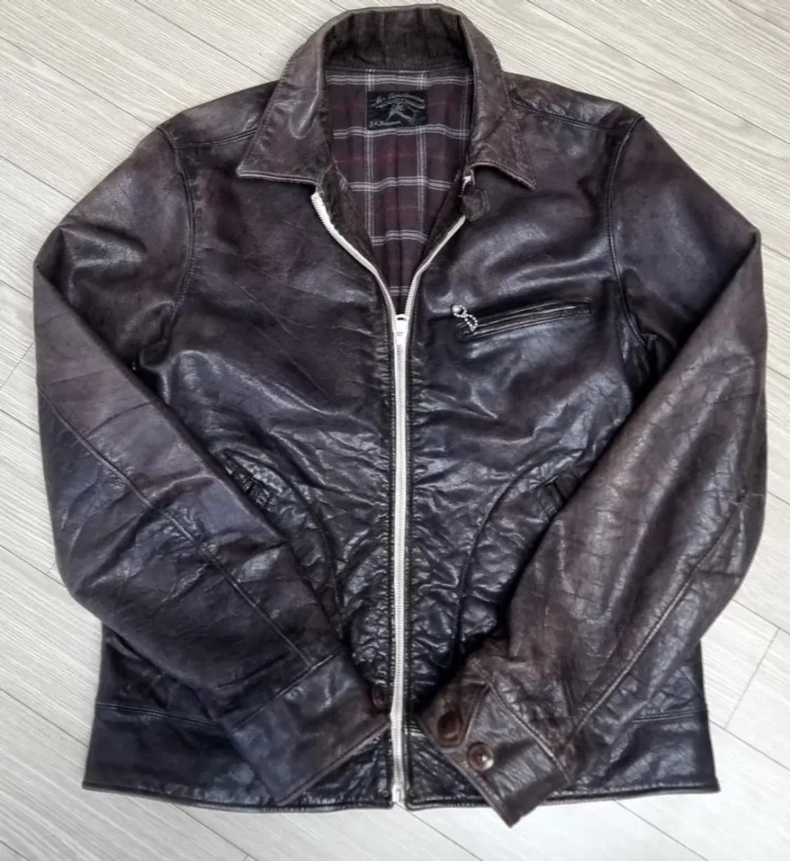 일본제 제너럴스텐다스 50년대 복각 스포츠 소가죽자켓(95) 상품이미지1