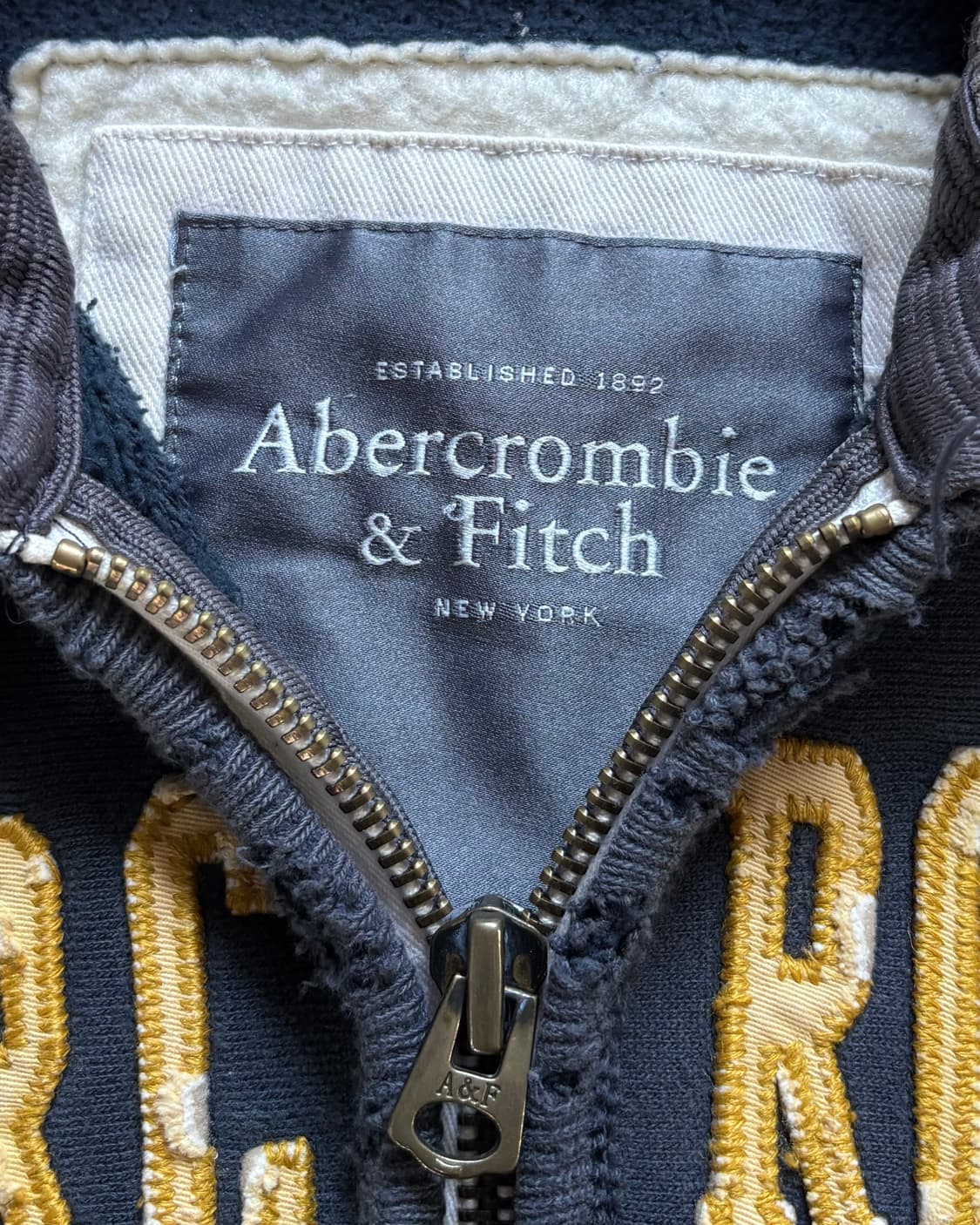 Abercrombie 아베크롬비 그런지로고 후드집업  상품이미지6