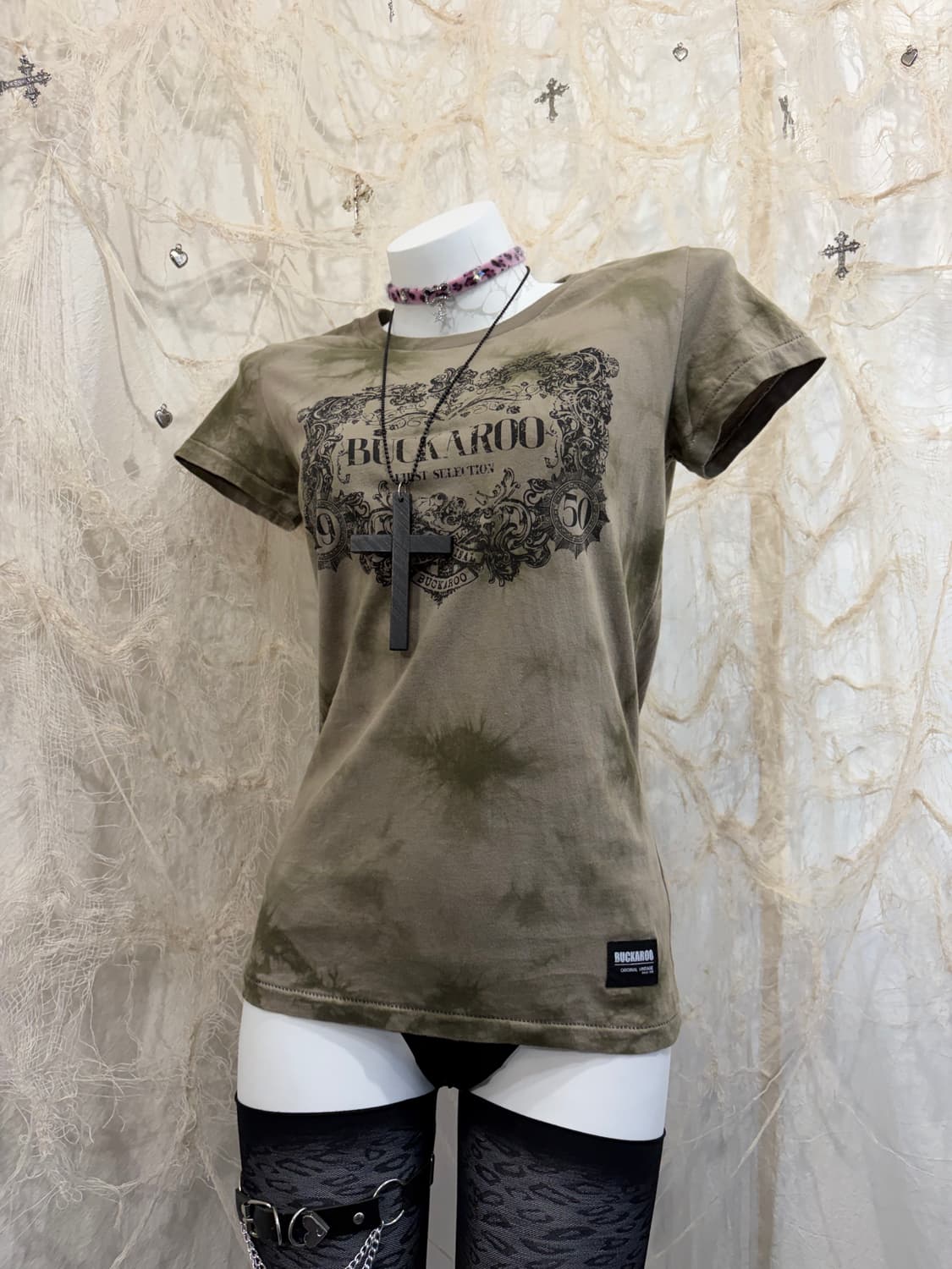 BUCKAROO Y2K tie-dye T-shirt 상품이미지5