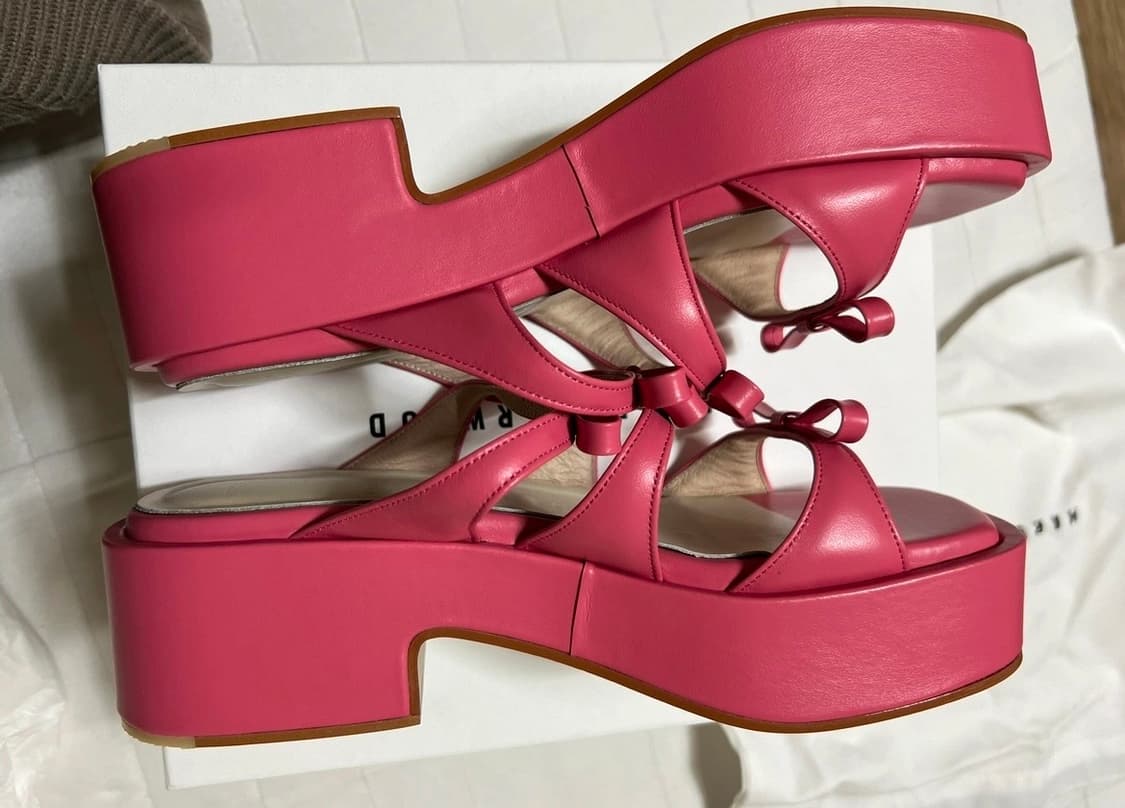 (새상품) 마지셔우드 리본 샌들 상품이미지4