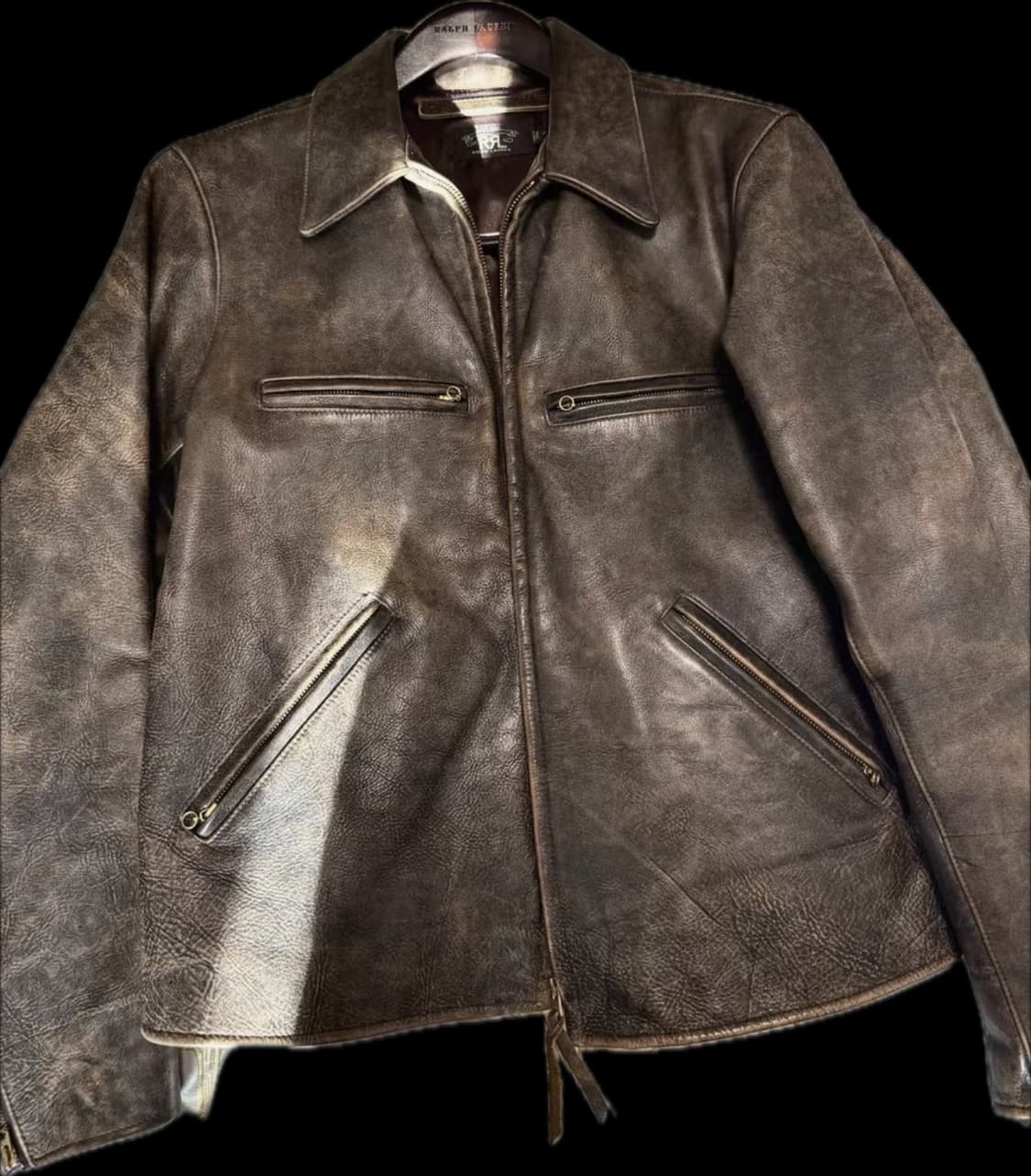 rrl 오웬스 가죽자켓 m 상품이미지1