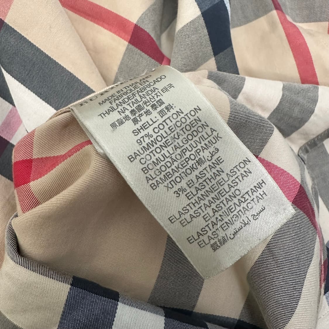 버버리 브릿 여성 체크 셔츠 XS 상품이미지8