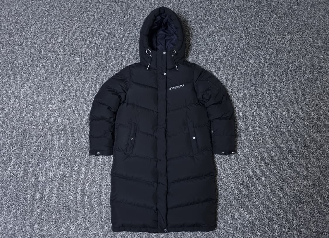 [무료배송][95]디스커버리 남여공용 레스터 벤치파카 덕다운 롱패딩 상품이미지1