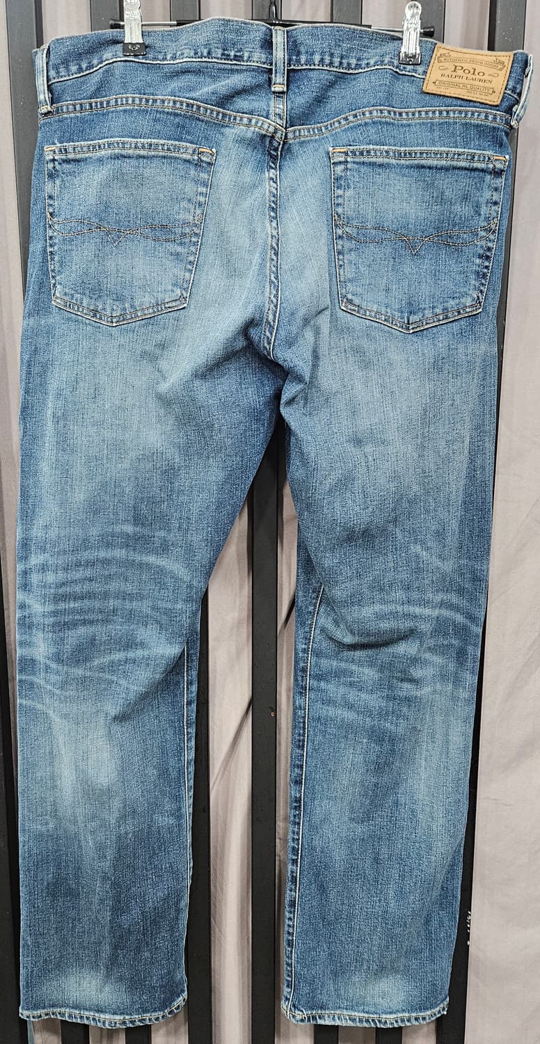 (큐알정품 최신형)폴로 랄프로렌 블루 데님 청바지 36X32 상품이미지2