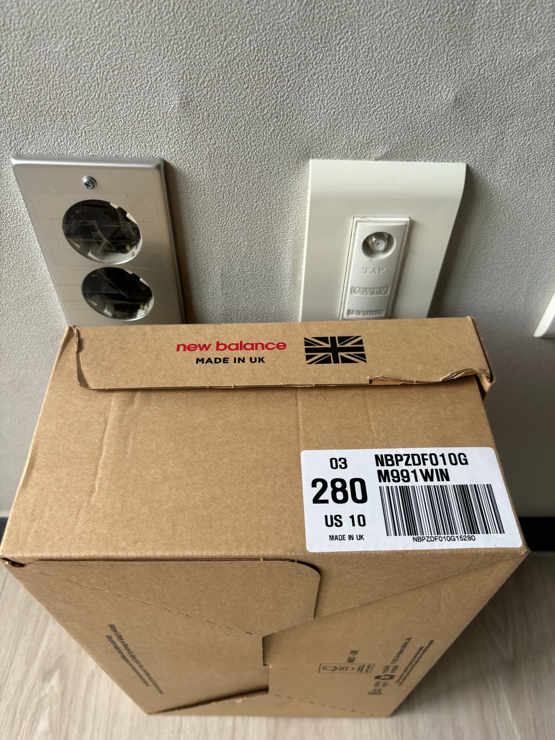 (새제품)뉴발란스 991 메이드 인 UK 크림 베이지(짜운드맛)280mm 상품이미지4