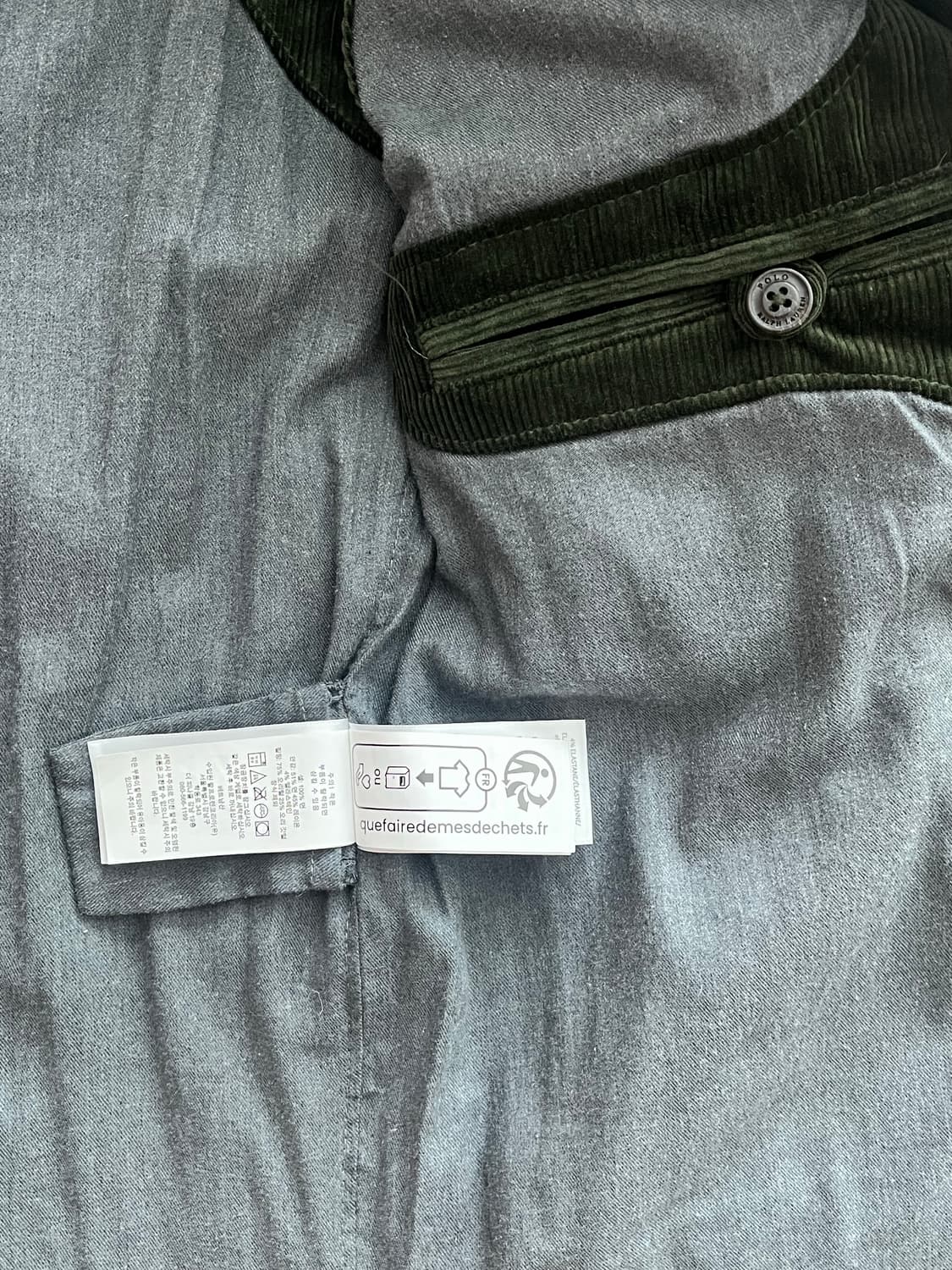  (백화점구매,새상품) 폴로 랄프로렌 윈턴 코듀로이 다운 패딩 조끼 베스 상품이미지6