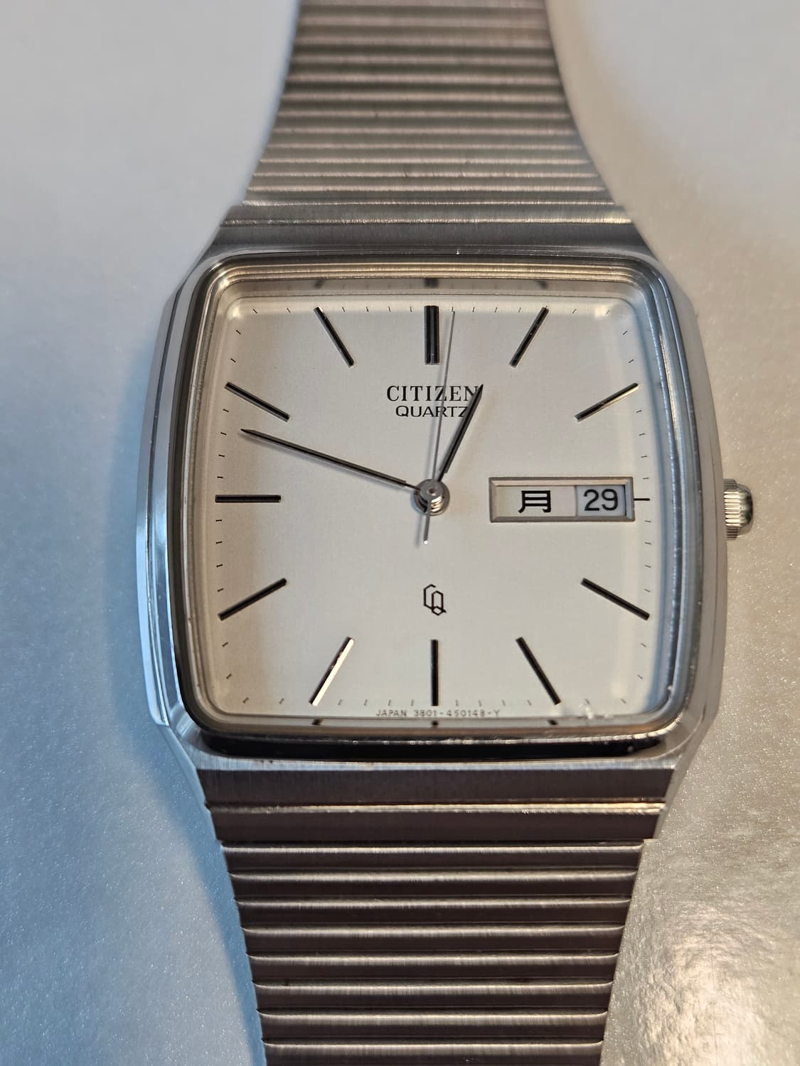 시티즌 쿼츠 빈티지 사각 메탈 시계 상품이미지1