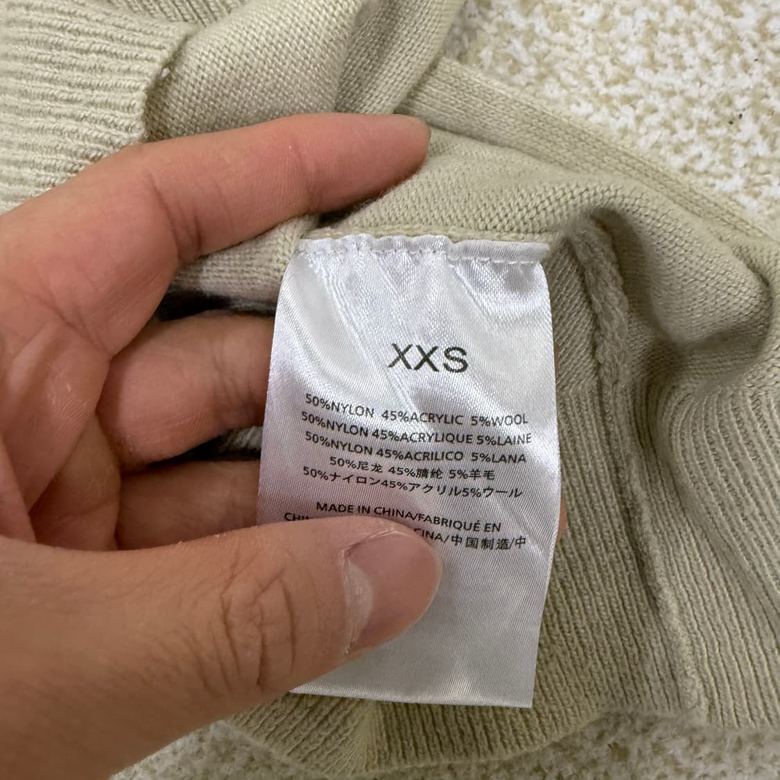 XXS 에센셜 피어오브갓 롱 가디건 0202T1 상품이미지5