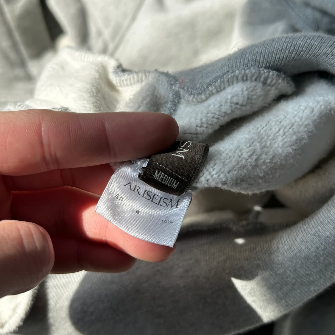 그레이 크롭 후드집업  상품이미지8