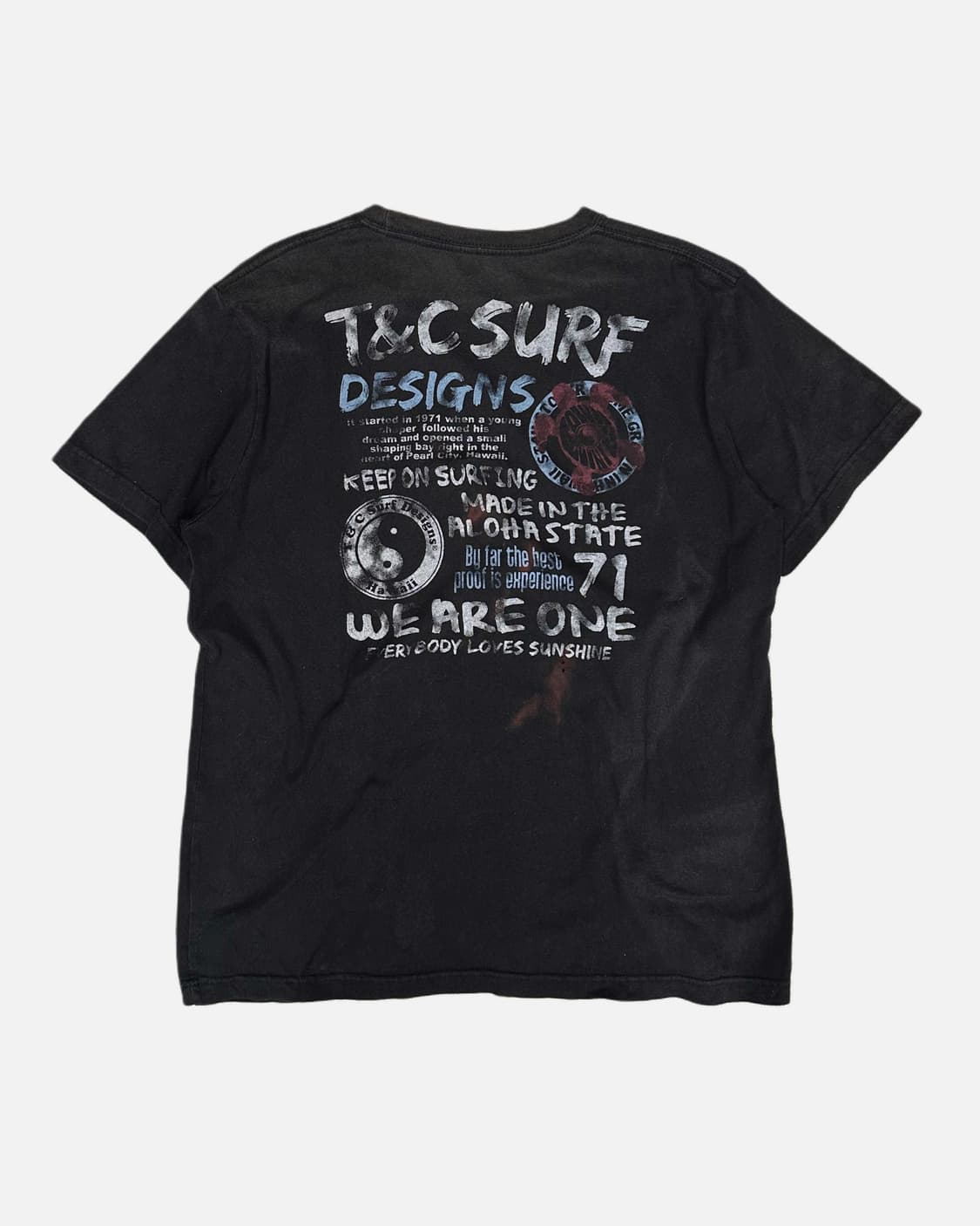 T&G SURF DESIGN brushed logo fade t 상품이미지4