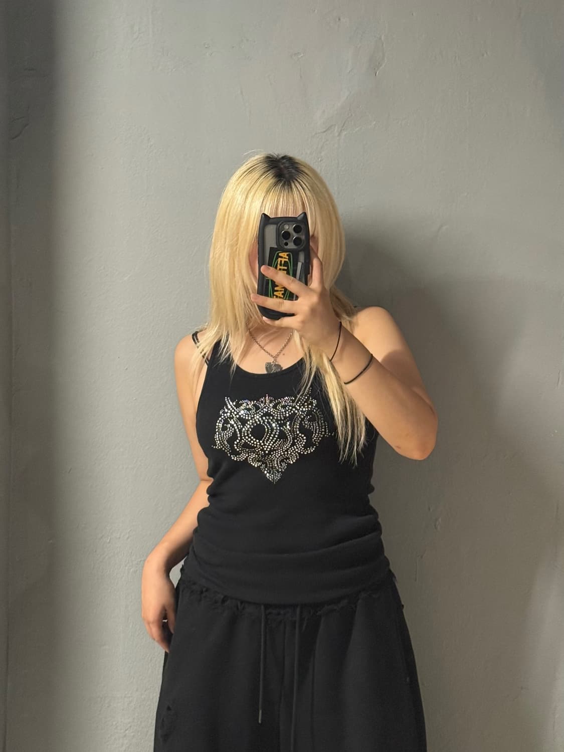 punk cubic detail sleeveless 상품이미지2