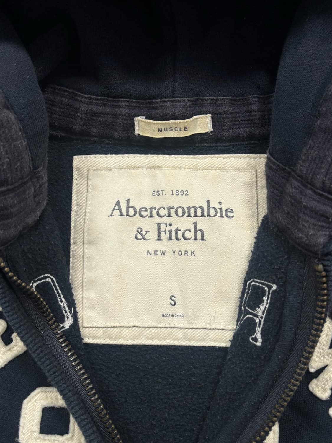 아베크롬비 네이비 후드집업 상품이미지5