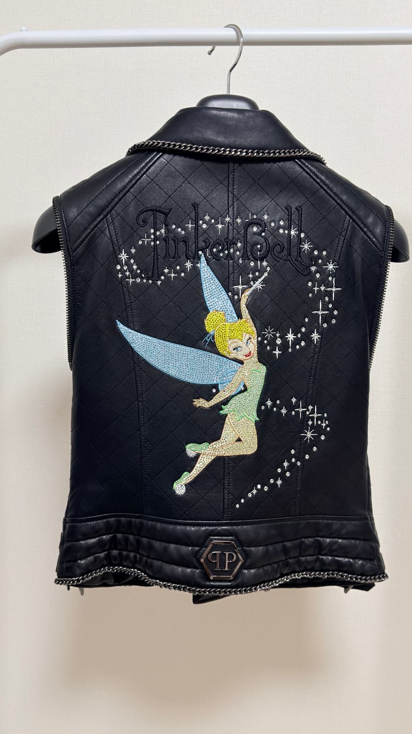 필립플레인 한정판 레더자켓(팅커벨) 상품이미지5