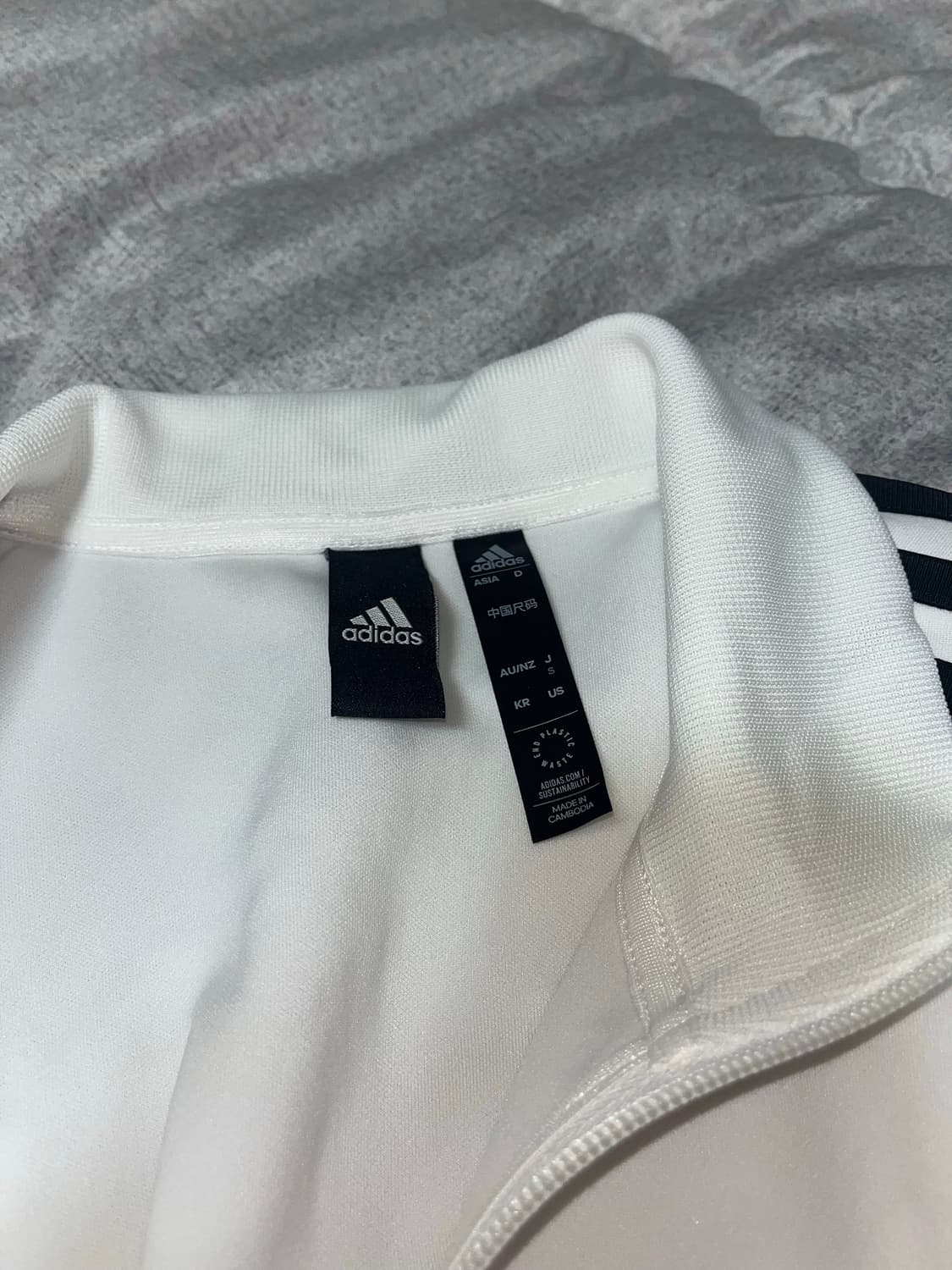 아디다스 져지 트랙탑 화이트 s 상품이미지2