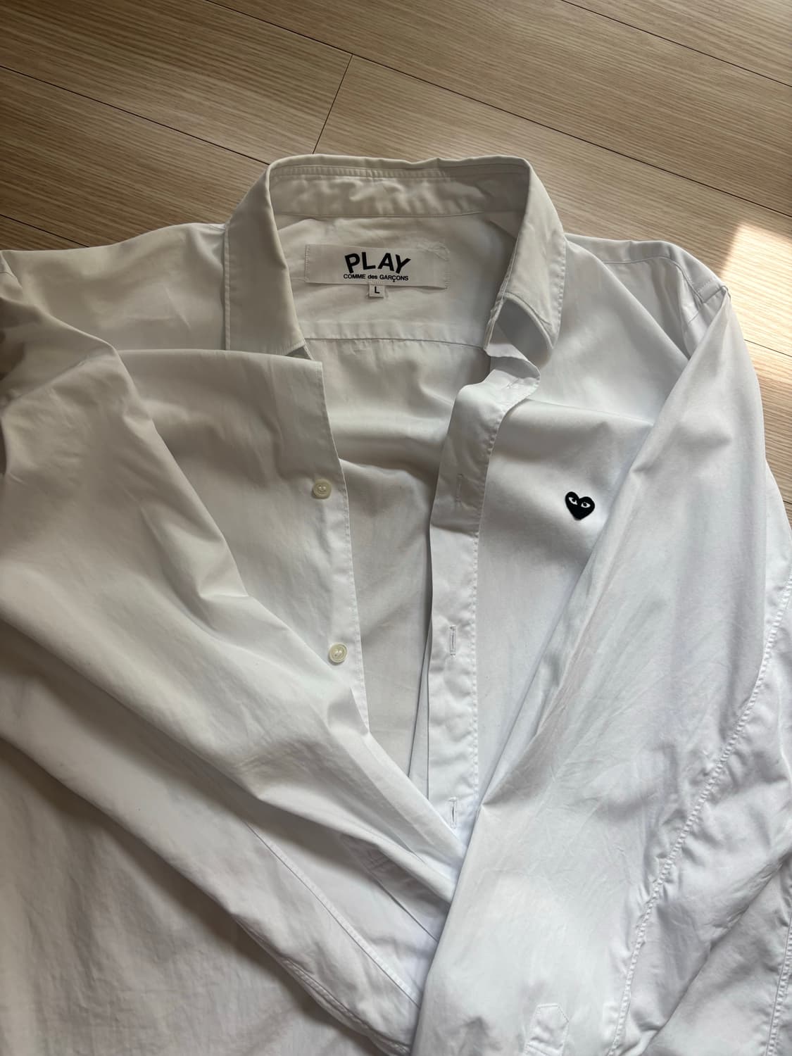 꼼데가르송 플레이 셔츠 L 상품이미지1