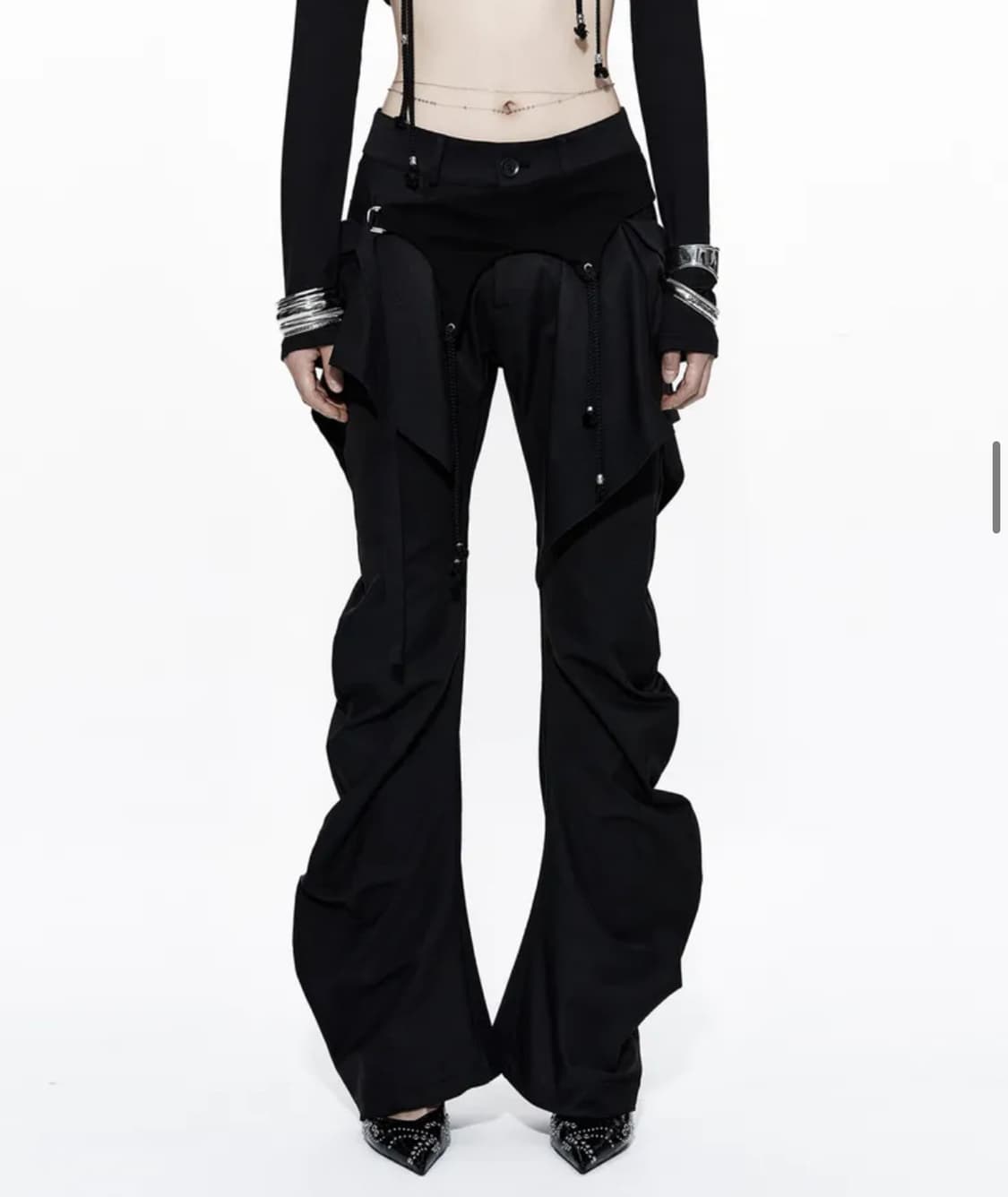 카시코 레이어드 스트랩 팬츠 S Kashiko Layered Pants 상품이미지1