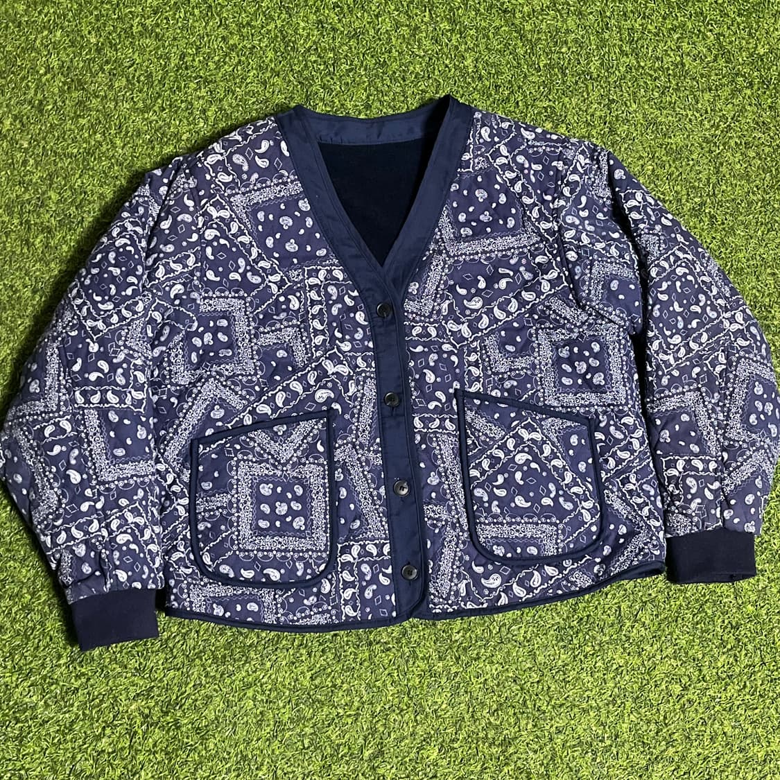 반다나 리버시블 라이트 후리스 자켓  상품이미지2