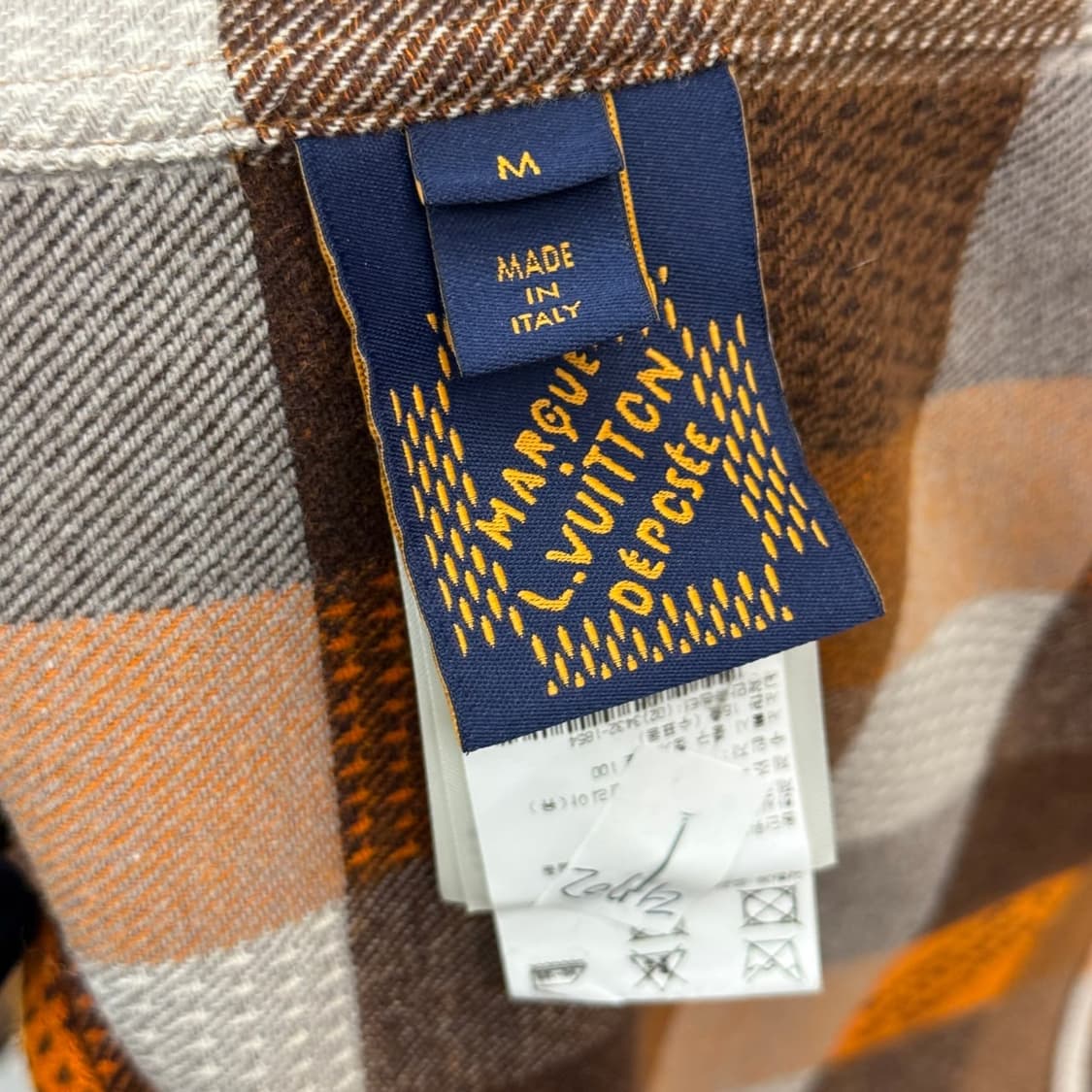 [리오브전포점] 24FW 루이비통 버튼 다운 롱 슬리브드 플란넬 셔츠 상품이미지6