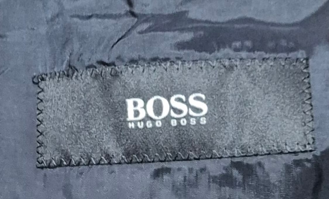 L (100) 휴고보스 블랙 울 블레이저 정장자켓  상품이미지3