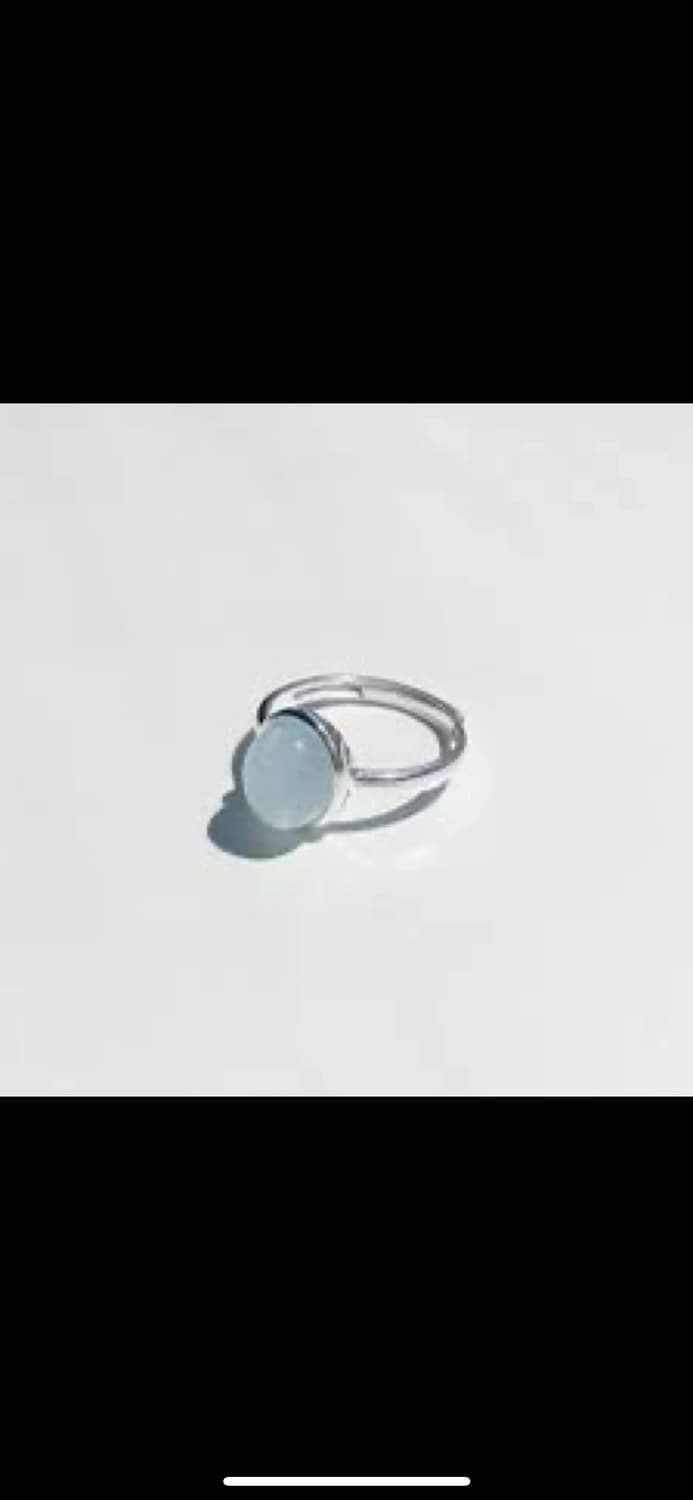 Gypsy root집시루트 ]푸른빛 원석 (아쿠아마린* silver 반지 상품이미지7