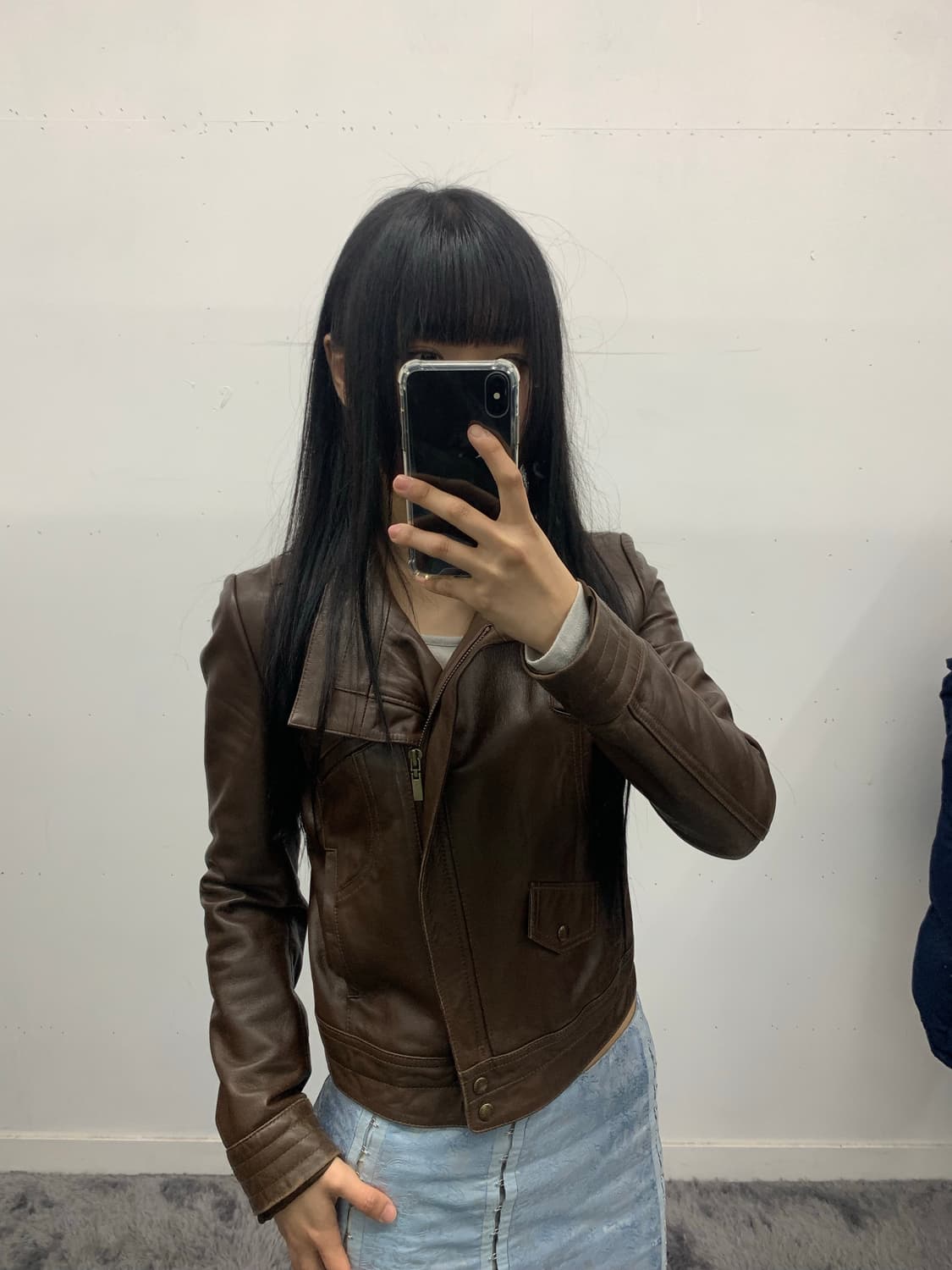 Anovella 램스킨 레더자켓 상품이미지1