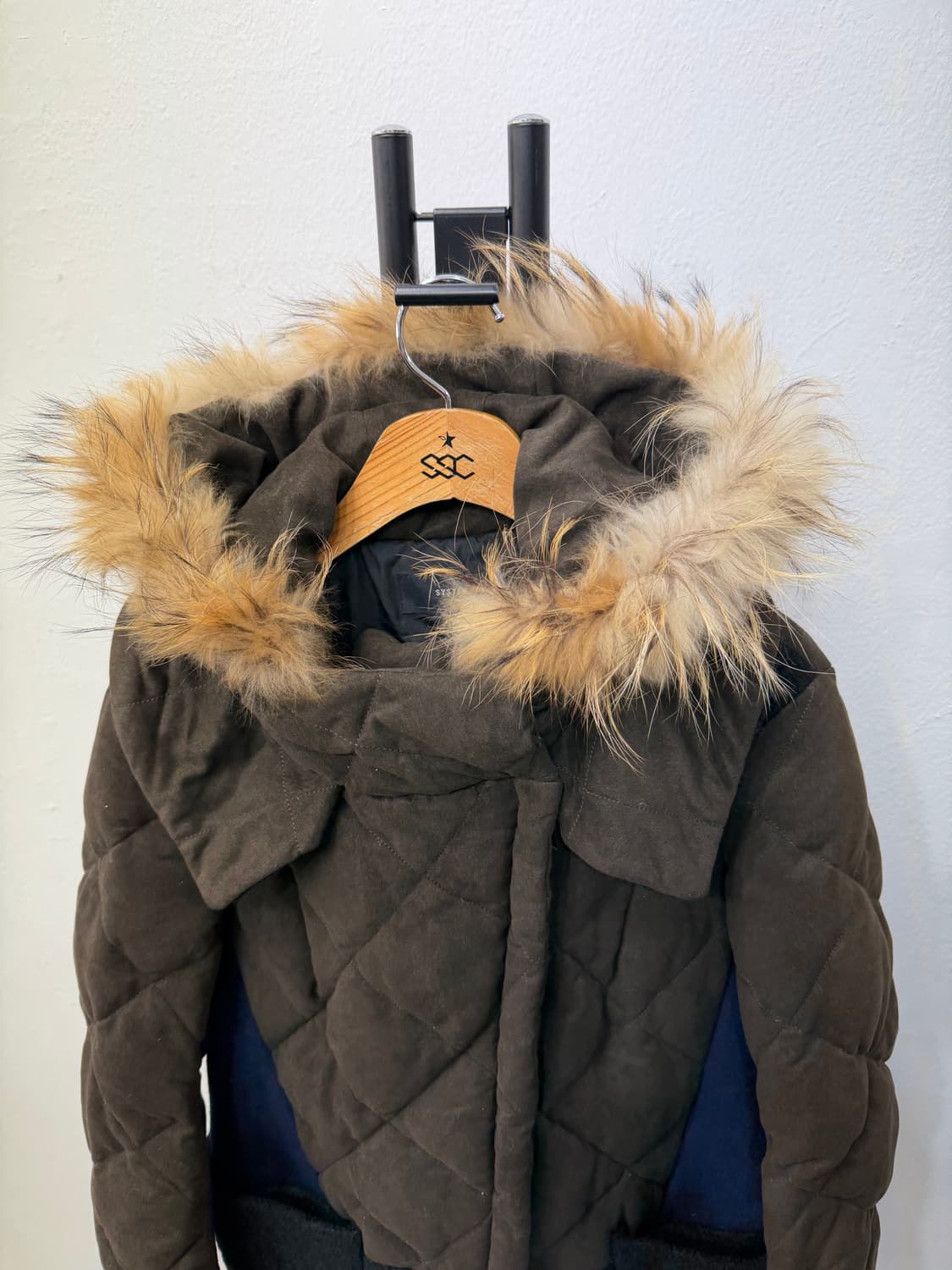 정품) 시스템 한섬 퀼팅 후드퍼 패딩  상품이미지4