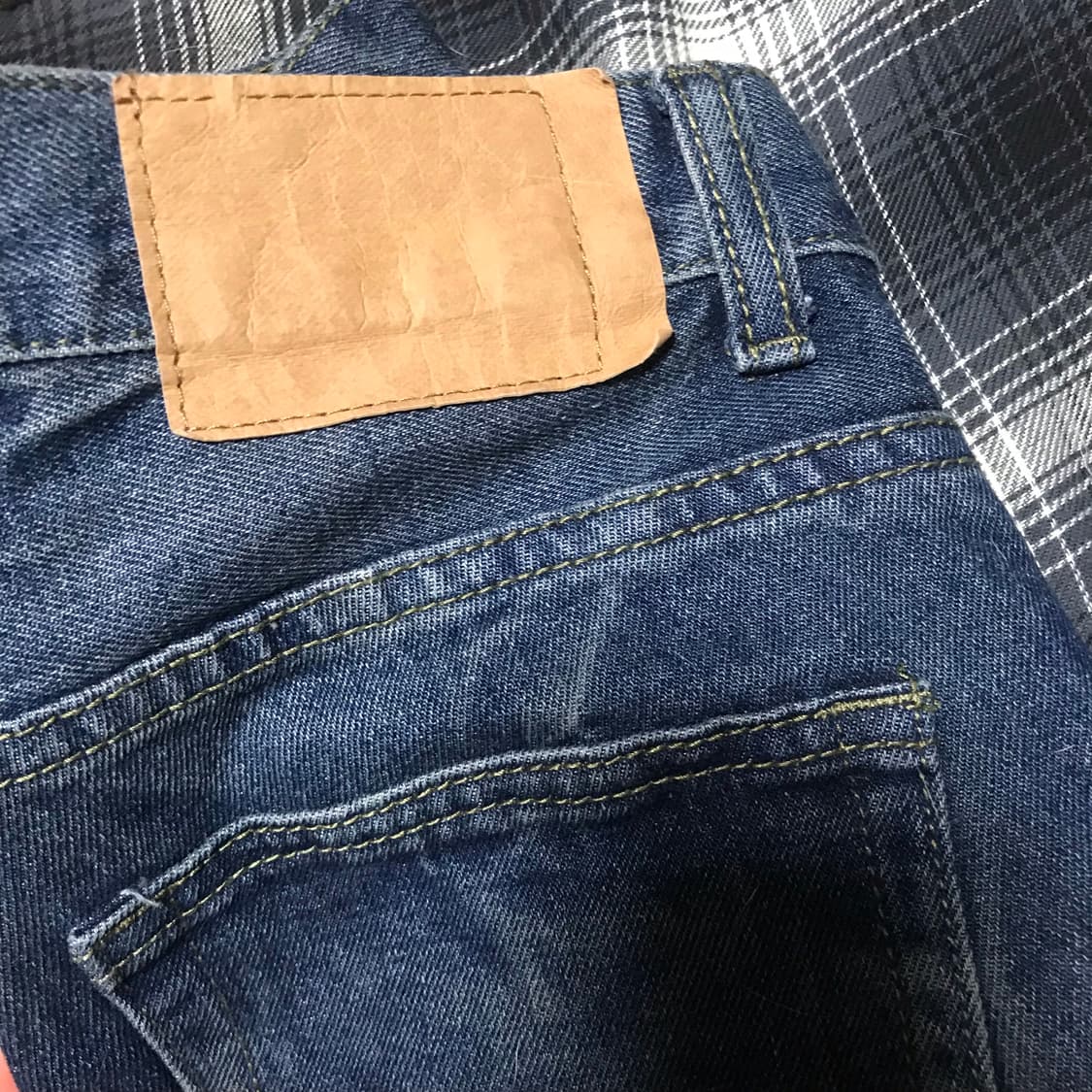 재팬 우리하라 00s 페이딩 에이징 워싱 데님 레귤러 스트레이트 상품이미지6