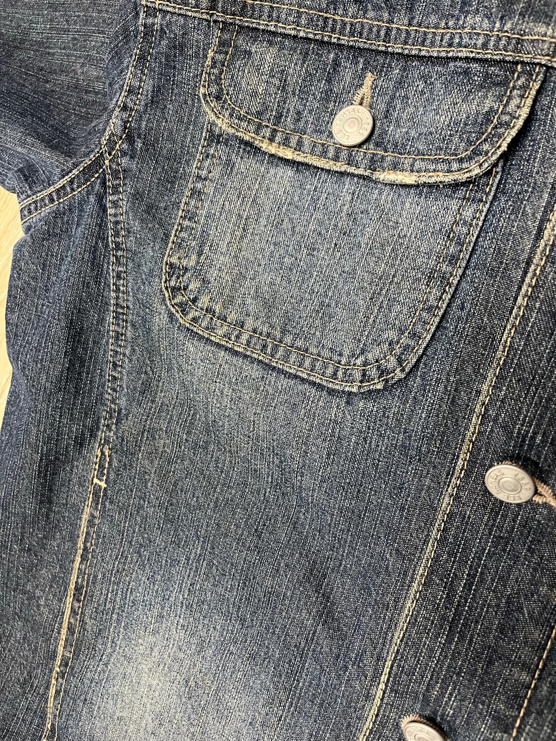 90s Lee 트러커 데님 자켓 100 상품이미지5