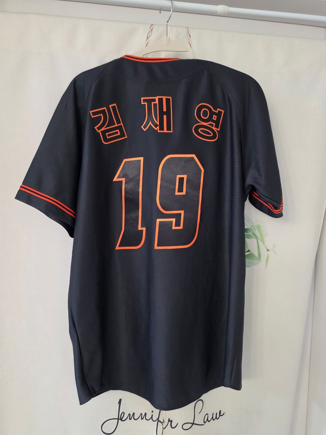 한화이글스 검정색 야구 유니폼 95사이즈 상품이미지3