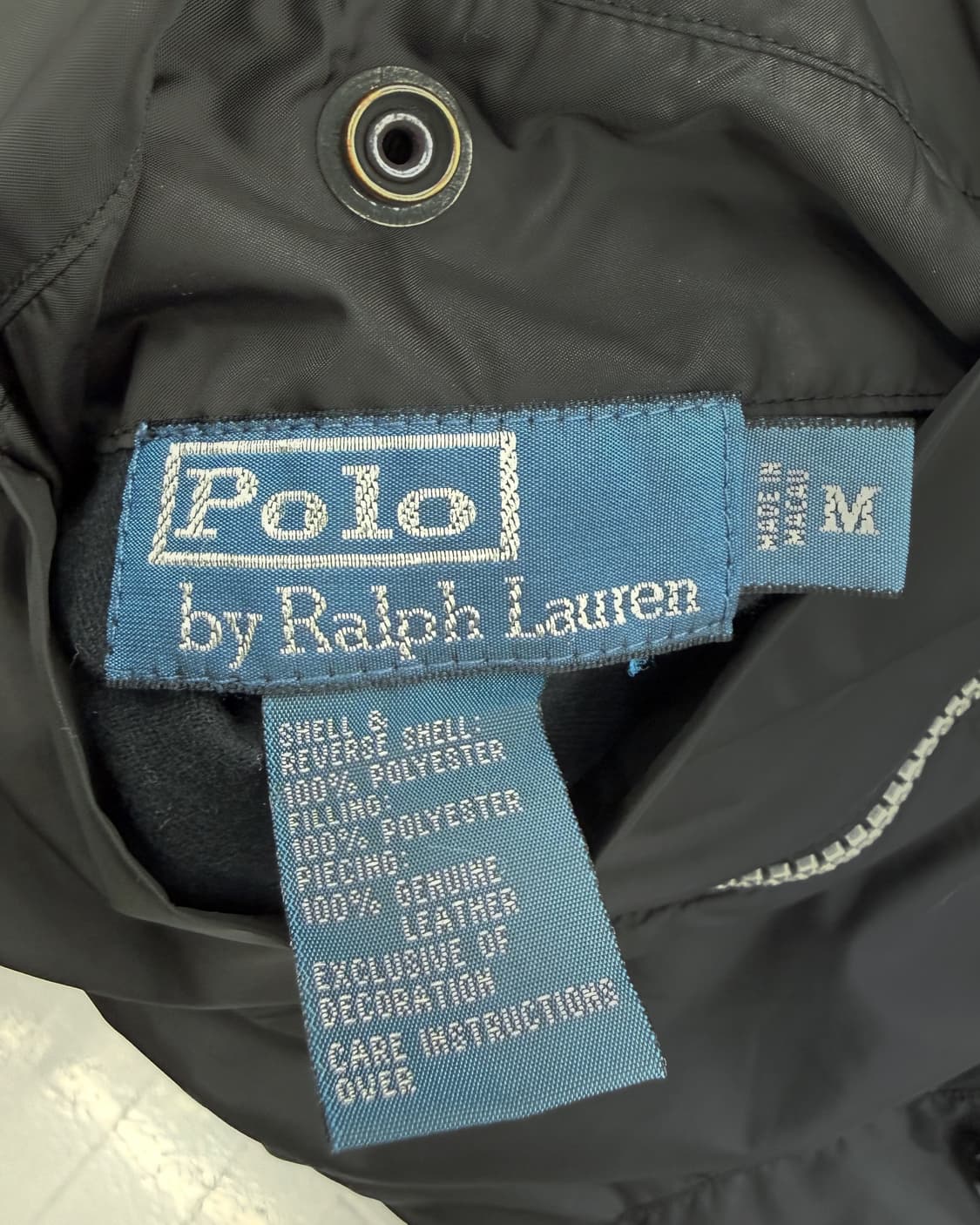 폴로 랄프로렌 00s 스위스 크레스트 리버시블 퀼티드 봄버 자켓 상품이미지9