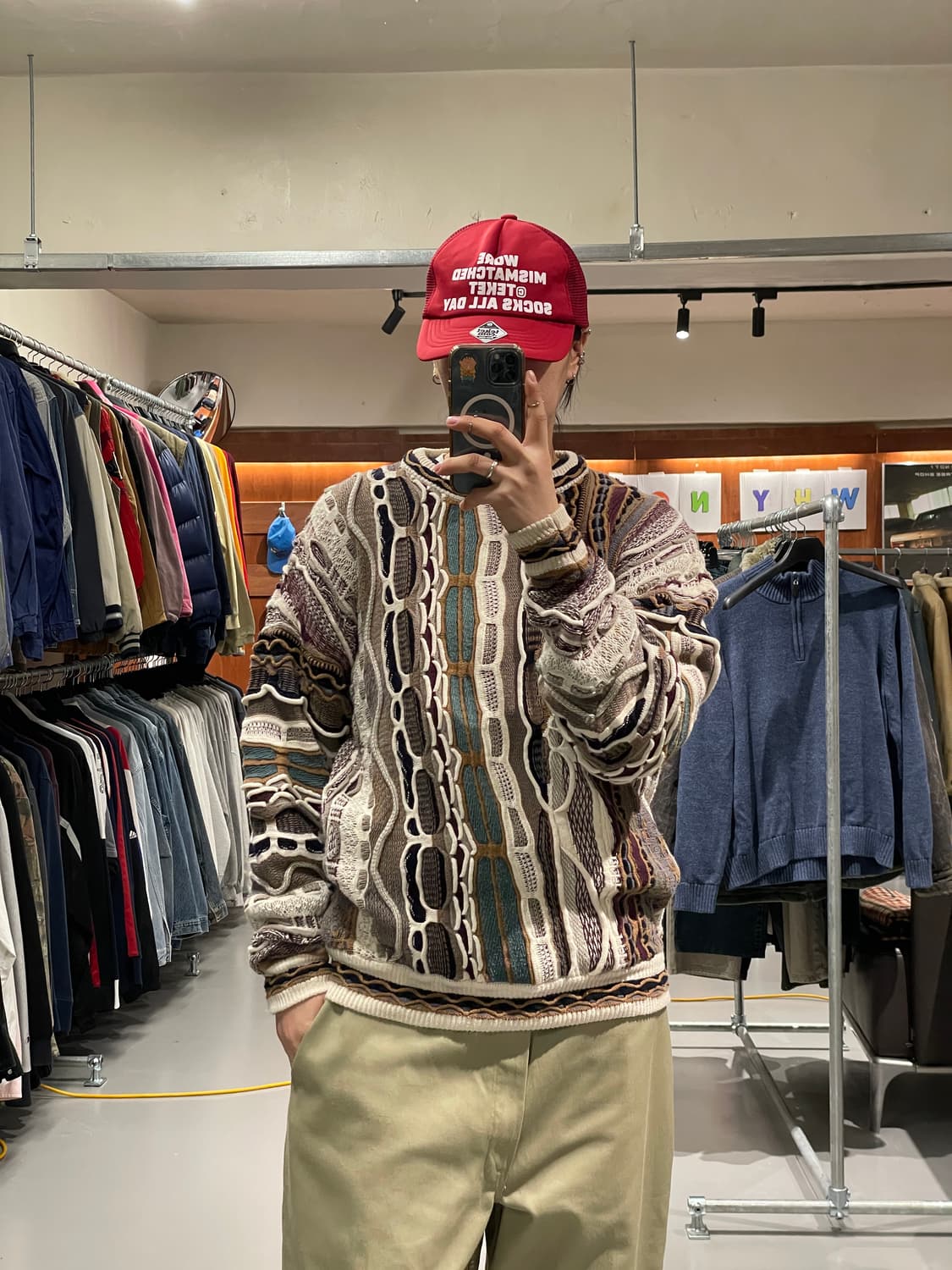 빈티지 케이블 니트   상품이미지1