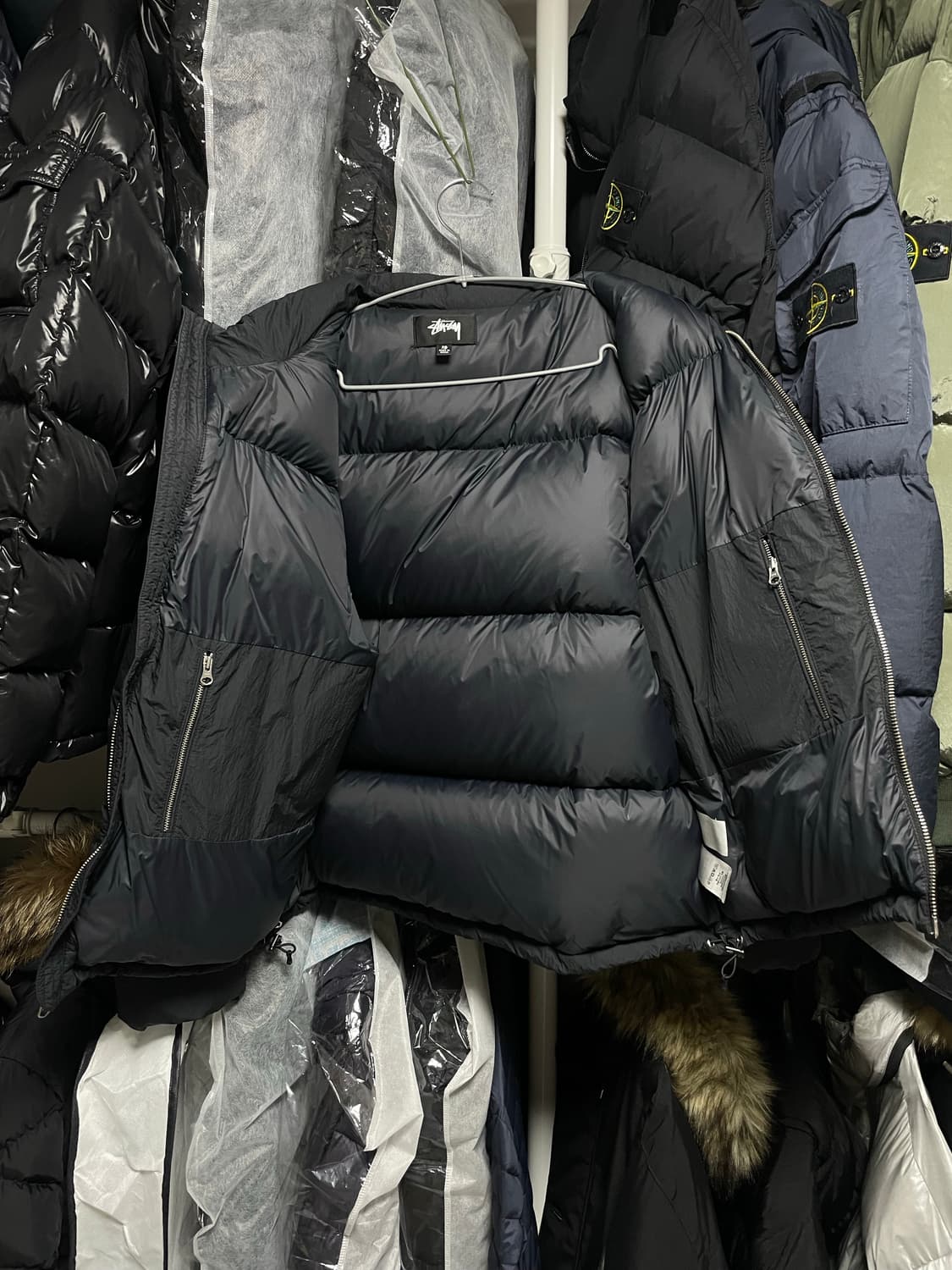 [XS사이즈] 스투시 나일론 다운 푸퍼 패딩 자켓 상품이미지7