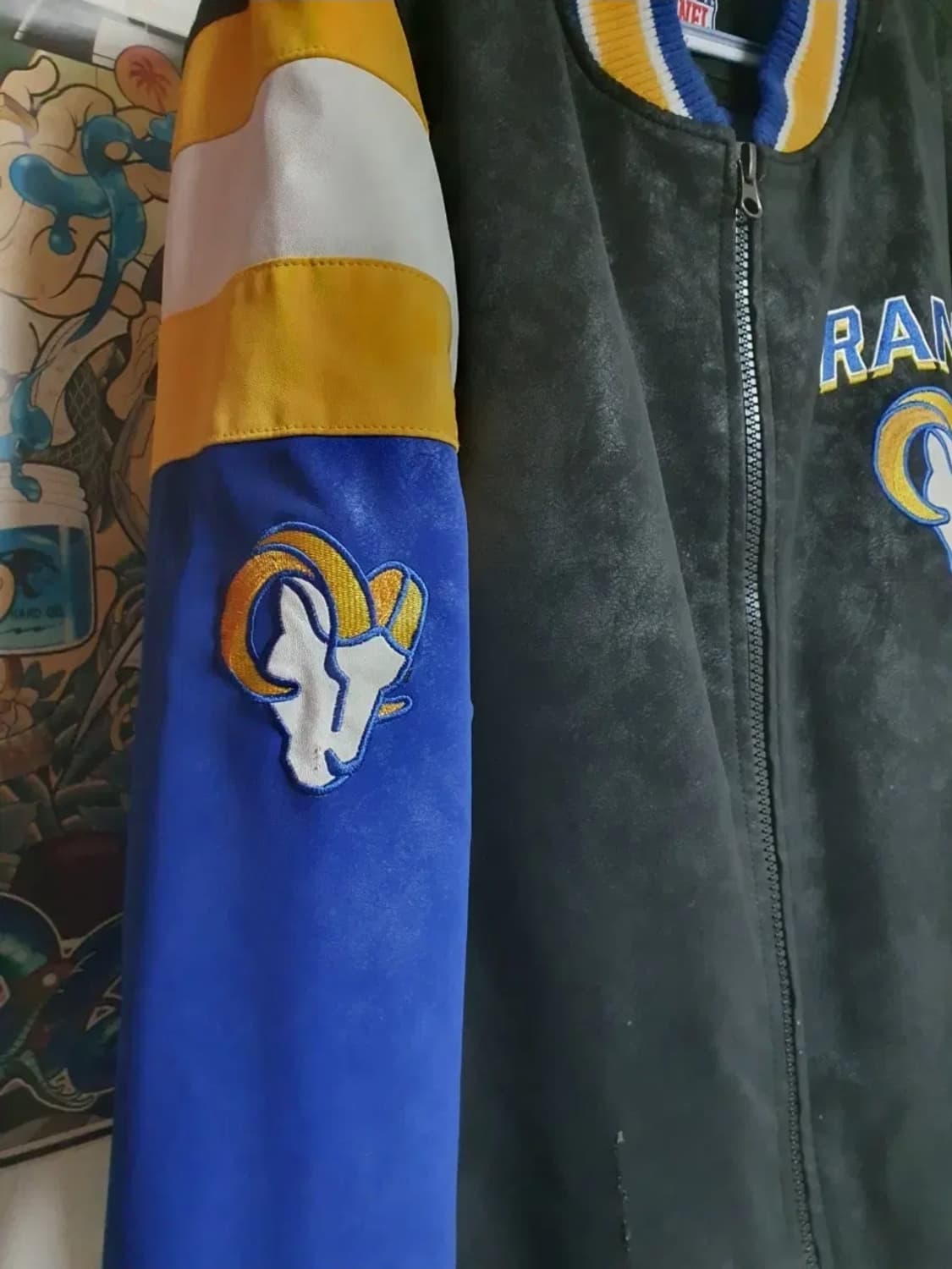 NFL 로스앤젤레스 램스 빅로고 바시티 상품이미지3