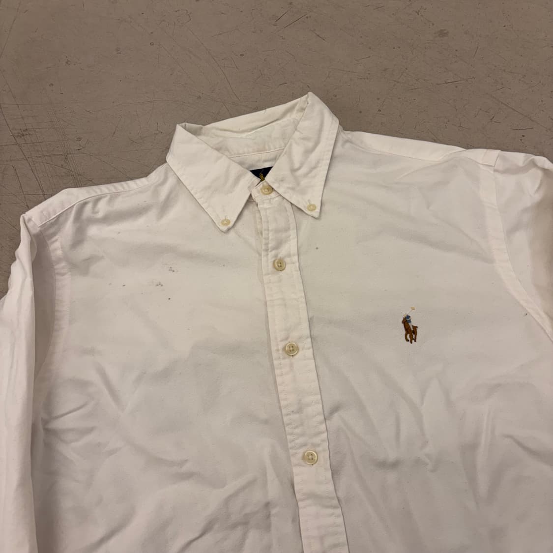 폴로 랄프로렌 포니 화이트 셔츠 상품이미지2