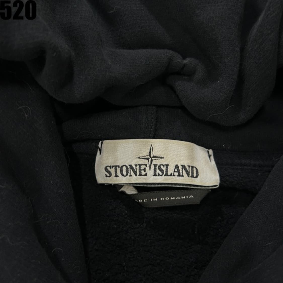 스톤아일랜드 블랙 후드티  상품이미지2