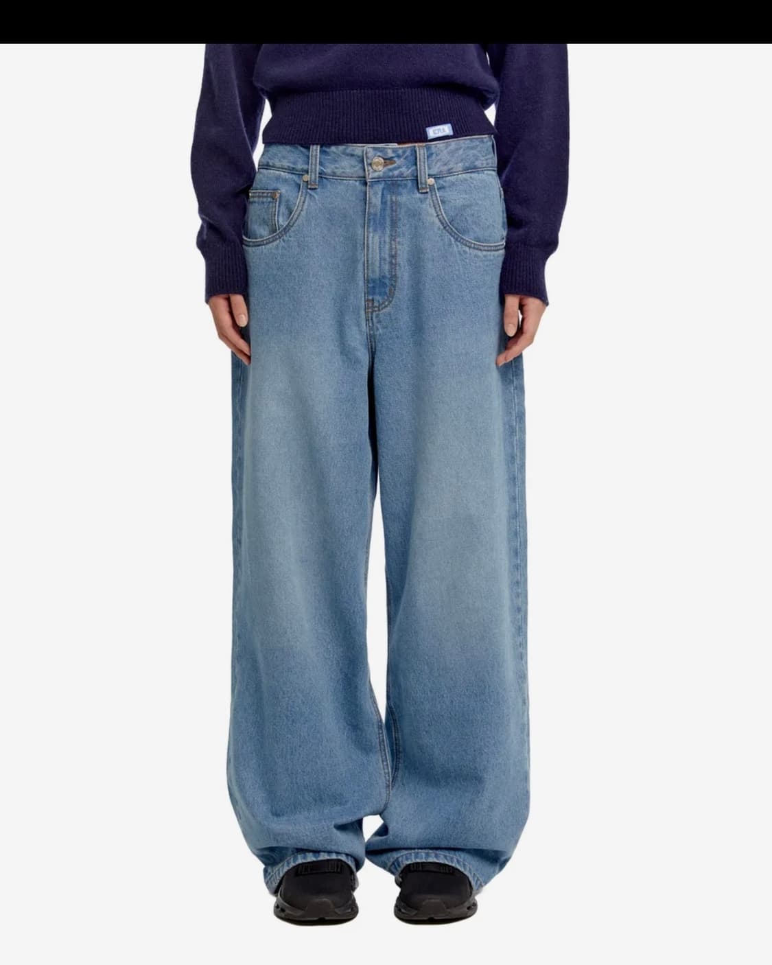 제니착용 ERA 와이드핏 데님 팬츠 S 상품이미지6