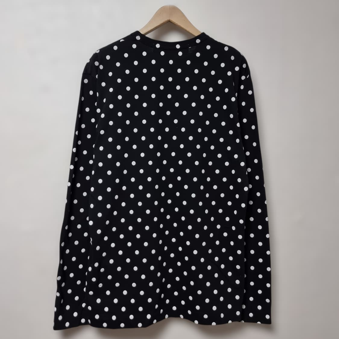 꼼데가르송 폴카 닷 레드 하트 롱슬리브 95 상품이미지2