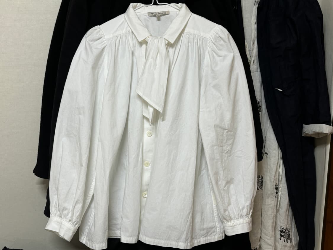 블라스블럼 타이 블라우스(시착) 상품이미지1