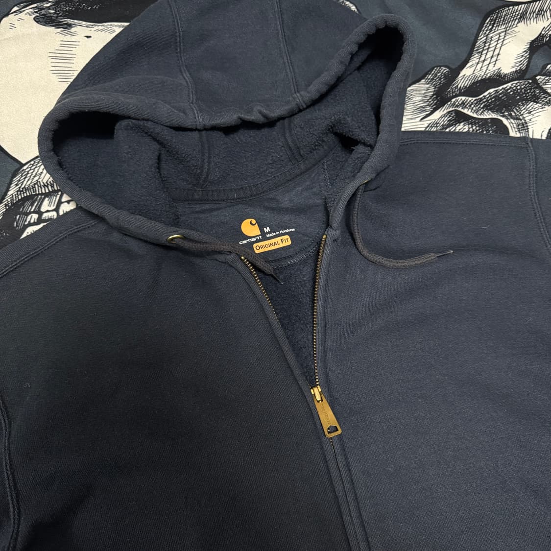 칼하트 오리지널핏 후드집업 M사이즈 상품이미지2