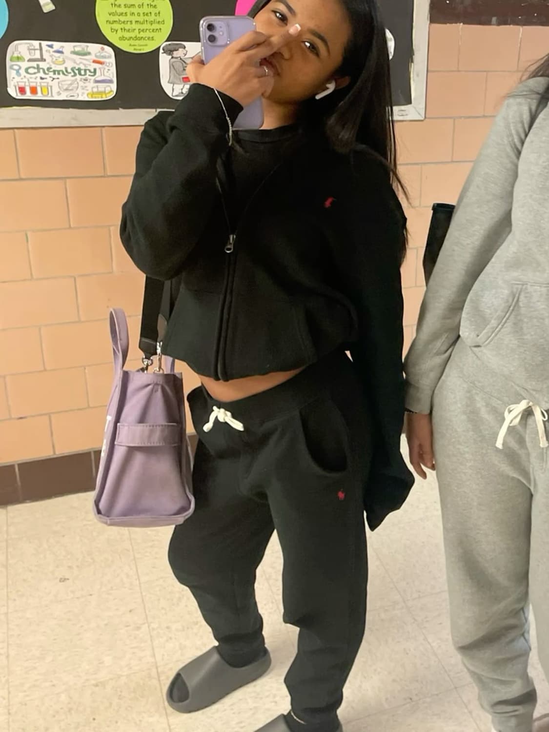 핀터깔 빈티지 폴로 빅로고 로우라이즈 스웨드팬츠 츄바 상품이미지1