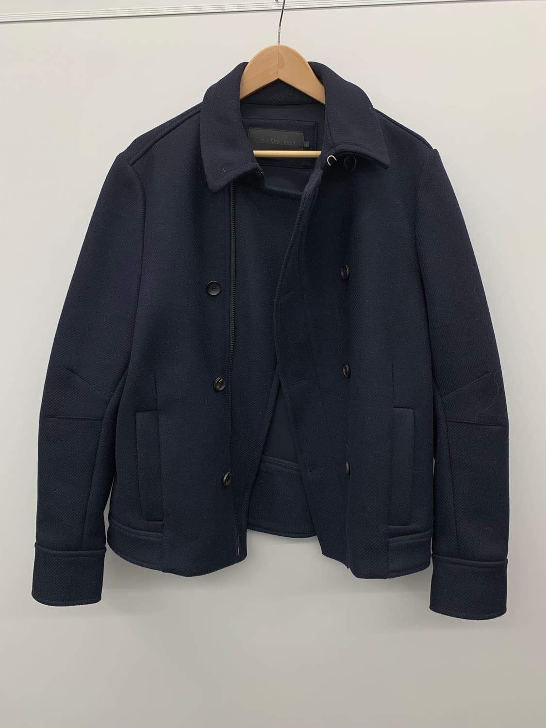 캘빈클라인 사선 미디 코트 상품이미지6