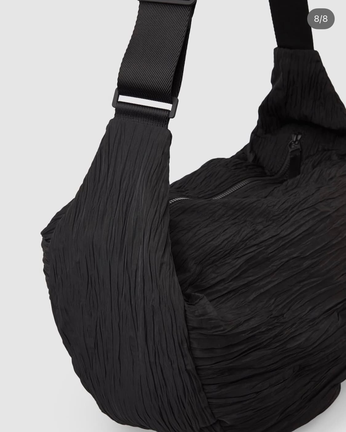 COS 코스 스모크드 크로스바디백 블랙 상품이미지4