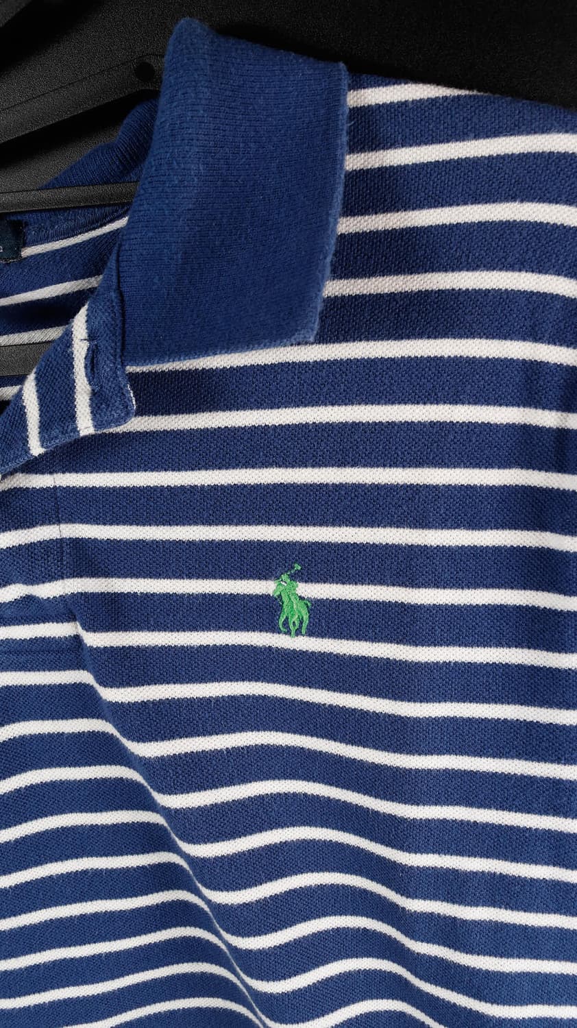 폴로 파랑 스트라이프 카라티 상품이미지4