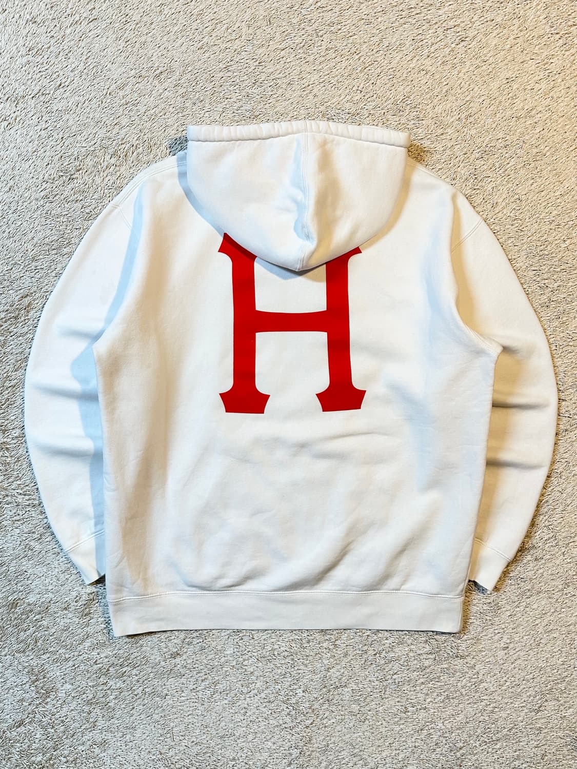 허프 HUF X 트레셔 빅로고 후드티 화이트 상품이미지2