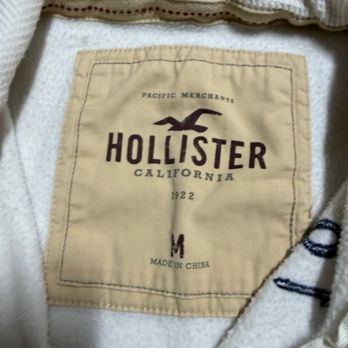 홀리스터 화이트 후드집업 m 상품이미지3