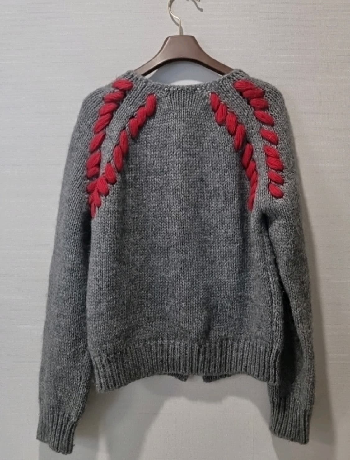 비비안웨스트우드 그레이 니트가디건 정품 상품이미지3